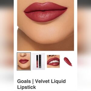 Kylie Velvet Liquid Lipstick In Goals Color